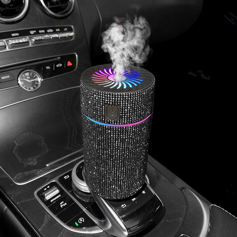 Car Rhinestone Air Purification Humidifier