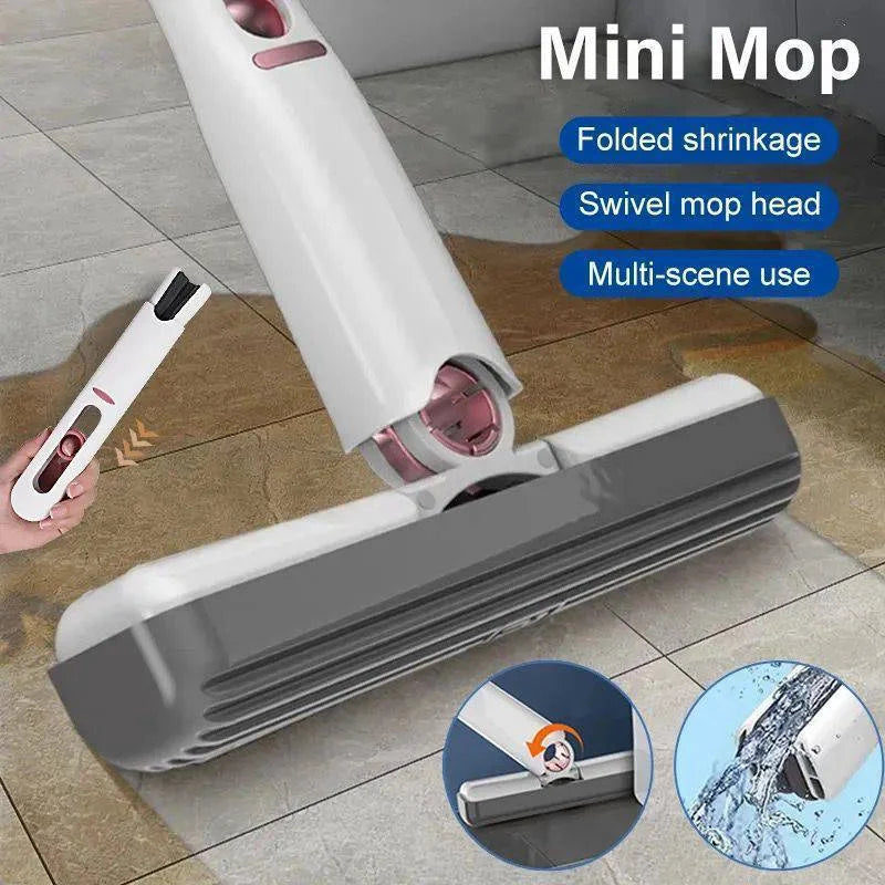 🎁Last Day Sale-50% OFF🎉Foldable Hand-Washable Mini Mop