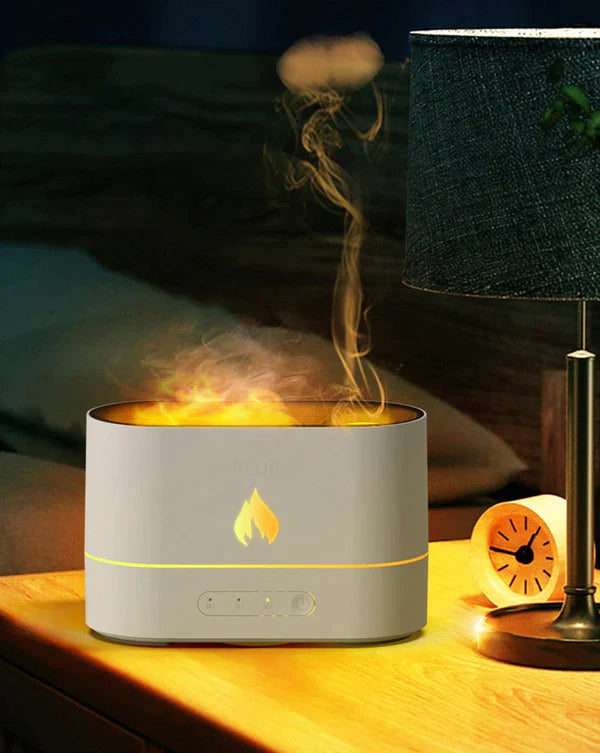 HUMIDIFIER AROMATHERAPY FLAME ULTRASONIC DIFFUSER