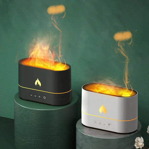 HUMIDIFIER AROMATHERAPY FLAME ULTRASONIC DIFFUSER